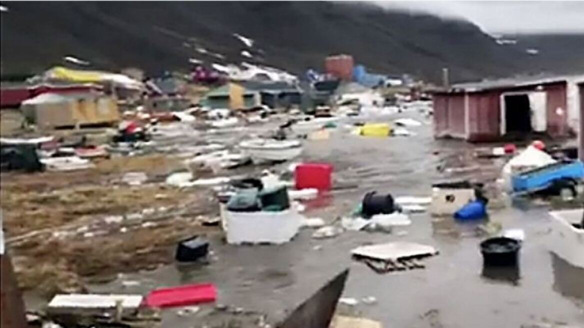 Τσουνάμι στη Γροιλανδία: Αγνοούνται τέσσερα άτομα